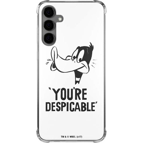 Looney Tunes Daffy Duck Youre Despicable Galaxy S24 Plus Clear Case